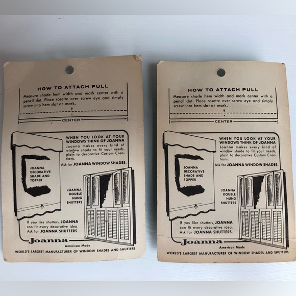 New Vintage Jewel Beauty Window Shade Pulls - Picture 4 of 5